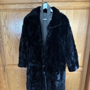 Dasco reversible mink fur coat long lenght